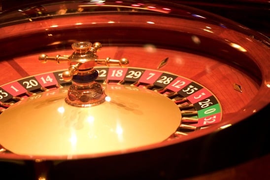 Roulette table